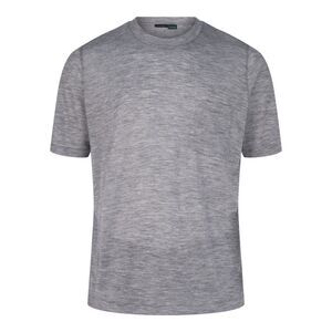 Slowear Zanone Slim-Fit Crewneck T-Shirt Grey Mens